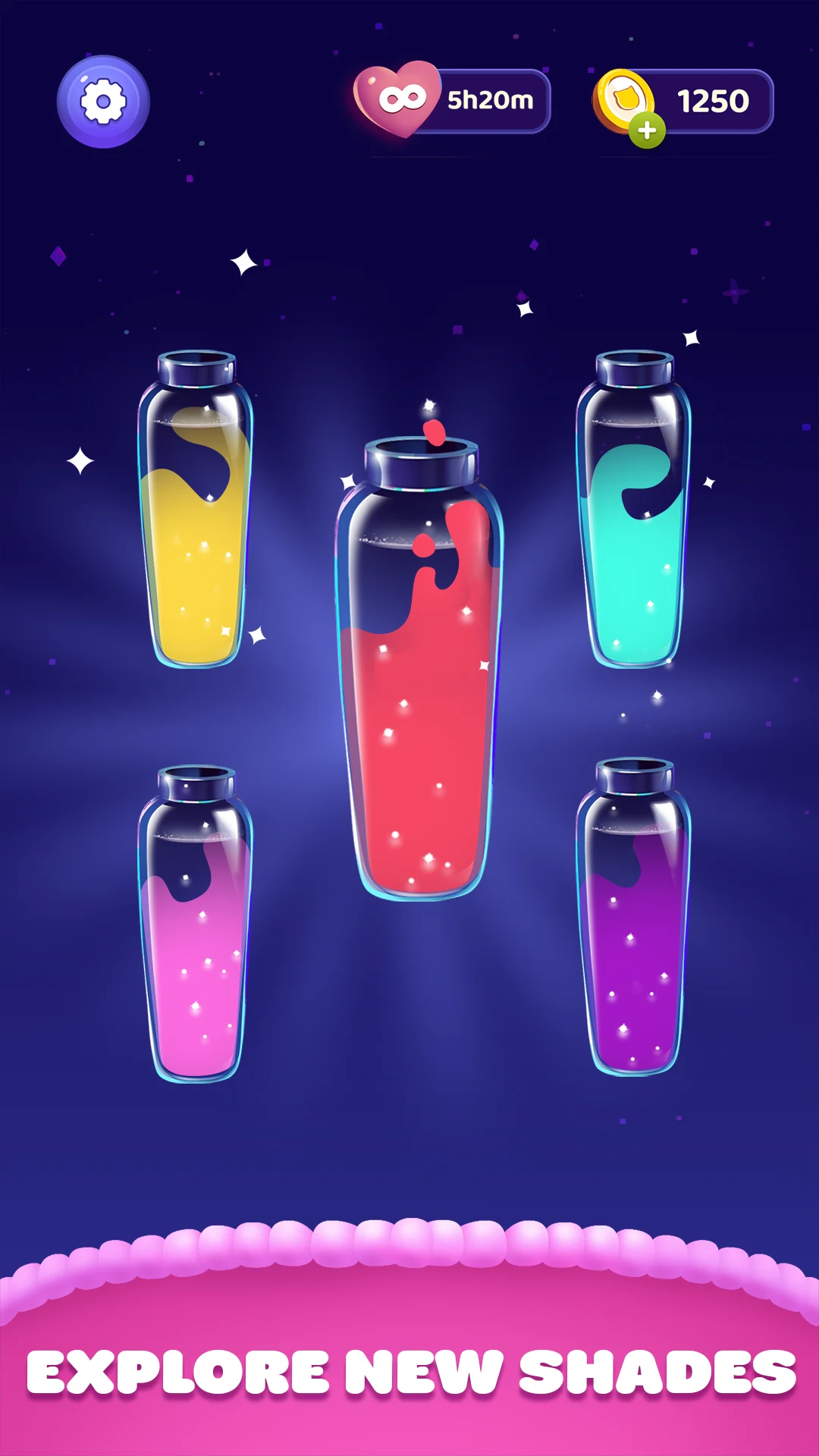 Color Sort Water Purrfect Puzz screenshot